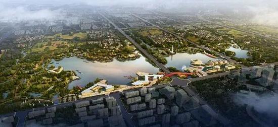 生態廊道鳥瞰預覽圖